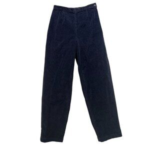 Talbots Womens Corduroy Pants Size 6 Straight Leg Side Button Casual Y2K Classic